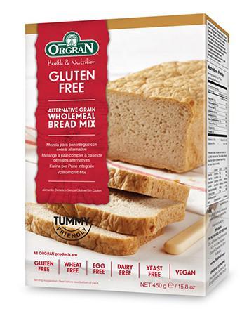 無麥麩玉米高粱麵包混合粉 Orgran Wholemeal Bread Mix with Corn and Sorghum (450g)