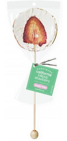 加州無糖草莓波板糖 Strawberry Lollipop (sugar free)