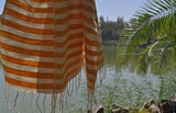 非洲抹手小棉布 (柑橘) Ethiopian Hand Towel (Tangerine)