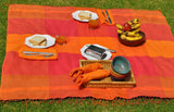 非洲全棉四方檯布 (綠色) Ethiopian Block Table Cloth (Green)