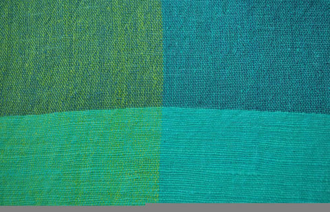 非洲全棉四方檯布 (綠色) Ethiopian Block Table Cloth (Green)