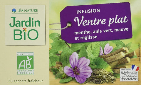 法國有機消滯祛風茶茶包20個 (不含咖啡因) Jardin Bio Organic Flat Stomach Infusion (30g)