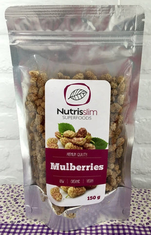 有機白桑椹乾果小食 Nutrisslim Organic Mulberries (150g)