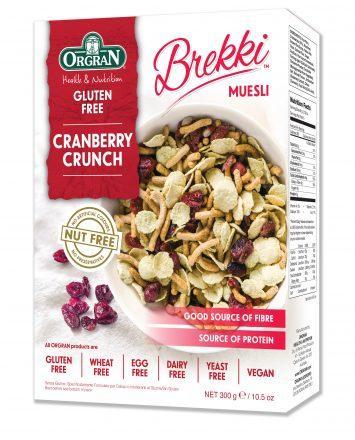 無麥麩米糠藜麥小紅莓脆脆早餐 Orgran Gluten-free Muesli Cranberry Crunch (300g)