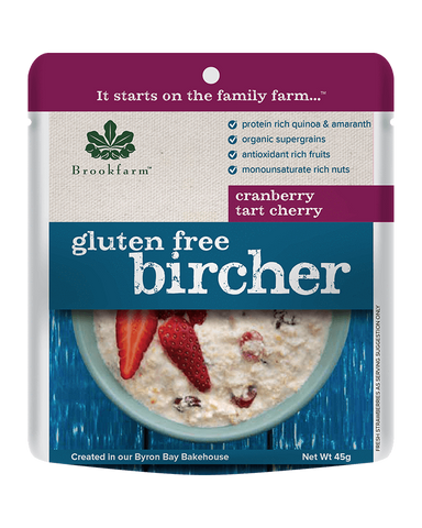 澳洲農場無麥麩藜麥果仁莓子早餐 (細包) Brookfarm Gluten Free Quinoa and Nut Muesli with Tart Cherries Sachet (45g)