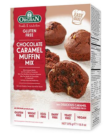 無麥麩朱古力蕉糖鬆餅混合粉 Orgran Gluten-free Chocolate Caramel Muffin Mix (375g)