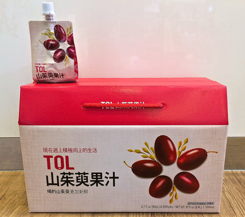 山茱萸果汁30包經濟禮盒 Cornelian Cherry Juice Value Gift Box of 30 Packets