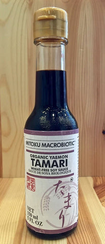 傳統有機無麥麩頂級醬油細支裝 Organic Yaemon wheat-free Tamari (150ml)