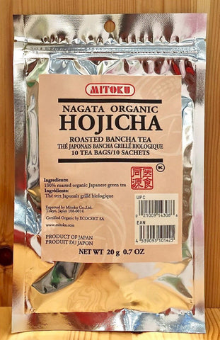 有機烘焙綠茶茶包十個 Organic Hojicha (Roasted Green Tea) Tea Bags (20g)
