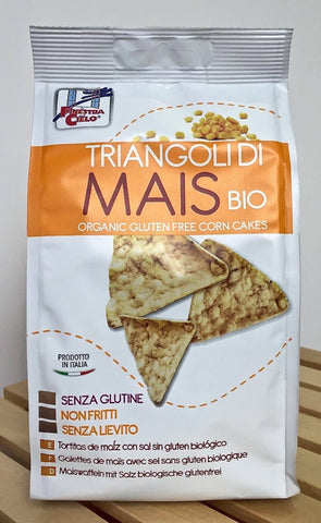 意大利有機粟米三角餅小食 Organic Corn Triangles (100g)