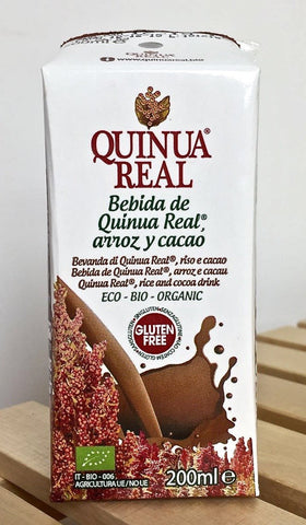 有機藜麥朱古力米汁細支裝 (不含糖或牛奶) QUINUA REAL Quinoa, Rice and Chocolate Drink 200ml (no sugar or milk)