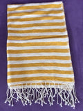非洲抹手小棉布 (黃色) Ethiopian Hand Towel (Gold)