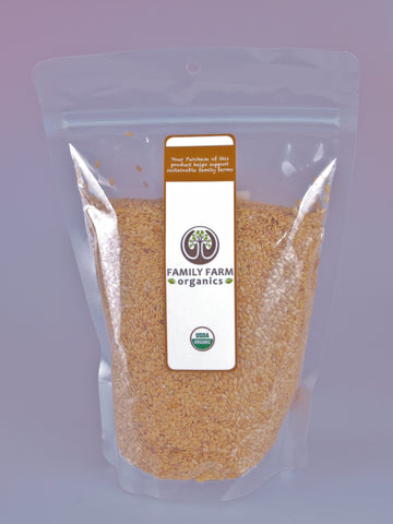 有機黃金亞麻籽 Organic Golden Flaxseeds (454g)
