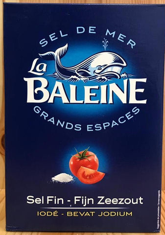 鯨魚牌加碘幼海鹽 (大) La Baleine Iodised Fine Sea Salt (1kg)