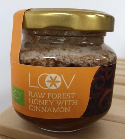 Loov 有機肉桂原生森林蜂蜜 Raw Forest Honey with Cinnamon (150g)