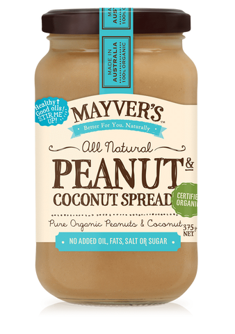 有機椰子花生醬 Mayver's Organic Peanut Coconut Spread (375g)
