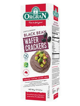 無麥麩黑豆威化脆餅 Orgran Gluten-free Black Bean Wafer Crackers (65g)