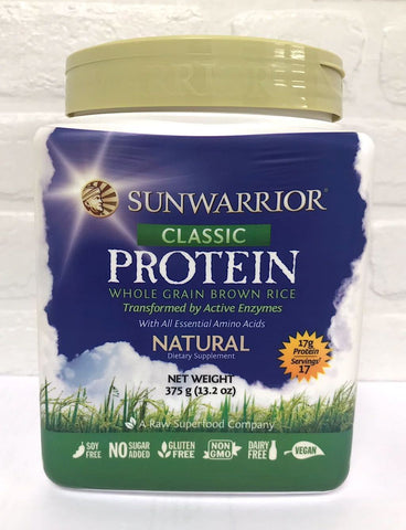 全穀發芽糙米蛋白粉 (原味細瓶) SunWarrior Classic Protein Powder (375g)