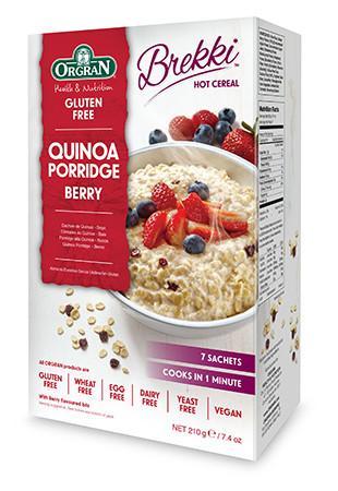 無麥麩藜麥雜糧糊（莓子）Orgran Gluten-free Quinoa Porridge with Berry (210g)