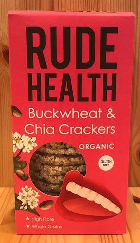 有機蕎麥奇亞籽餅乾 Rude Health Organic Buckwheat Chia Crackers (150g）