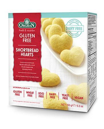 無麥麩心型糙米鬆餅 Orgran Gluten-free Shortbread Hearts (150g)