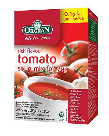 無麥麩無味精杯裝蕃茄湯 Orgran Tomato Soup for Cup (36g)