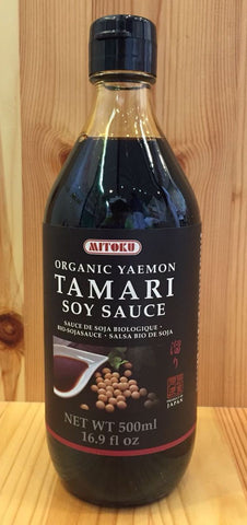 傳統有機無麥麩頂級醬油 Organic Yaemon wheat-free Tamari (500ml)