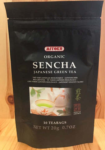 有機煎茶茶包十個 (不經發酵的綠茶) Organic Sencha Tea Bags (20g)