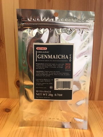 有機烘焙玄米茶茶包十個 Organic GenmaichaTea Bags (20g)