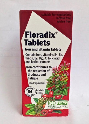 鐵元素維他命片劑 Floradix Iron and Vitamin Tablets (84 tablets)