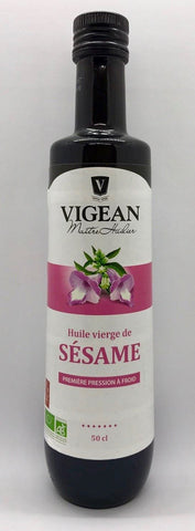 法國初榨冷壓有機芝麻油 Huilerie Vigean Organic First Cold-pressed Sesame Oil, Virgin (500ml)