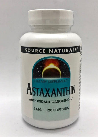 蝦紅素植物配方 Source Naturals Astaxanthin 2mg (120 softgels)