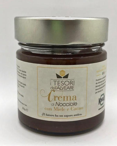 意大利有機榛子可可蜜糖醬 Piedmont Organic Hazelnut Cream with Honey and Cocoa (225g)
