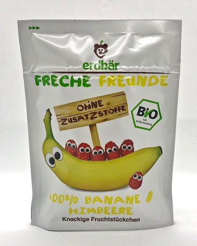 德國有機水果脆片 - 香蕉覆盆子 Organic Fruity Crisps - Banana Raspberry (16g)