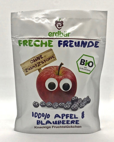 德國有機水果脆片 - 蘋果藍莓 Organic Fruity Crisps - Apple Blueberry (16g)