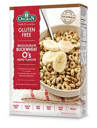 無麥麩全穀蕎麥圈圈早餐 Orgran Gluten-free Wholegrain Buckwheat O's - Maple Flavoured (300g)