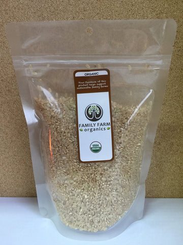 有機短糙米 Raweggie Food Organic Short Grained Brown Rice (454g)