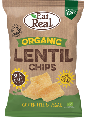 有機無麥麩扁豆脆片 Eat Real Organic Lentil Chips (100g)