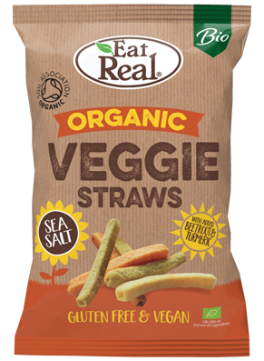 有機無麥麩蔬菜條 Eat Real Organic Veggie Straws (100g)